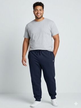 Mens Champion Black Stretch Waist Joggers - NWT Size 3X